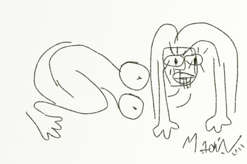 Nude on Bed