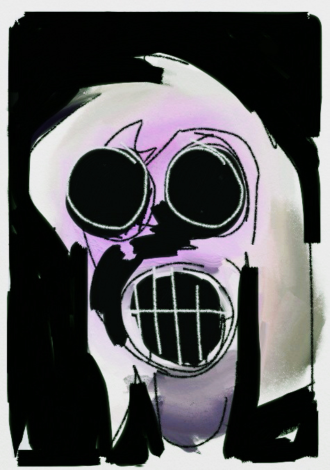 Gas mask Andy Warhol